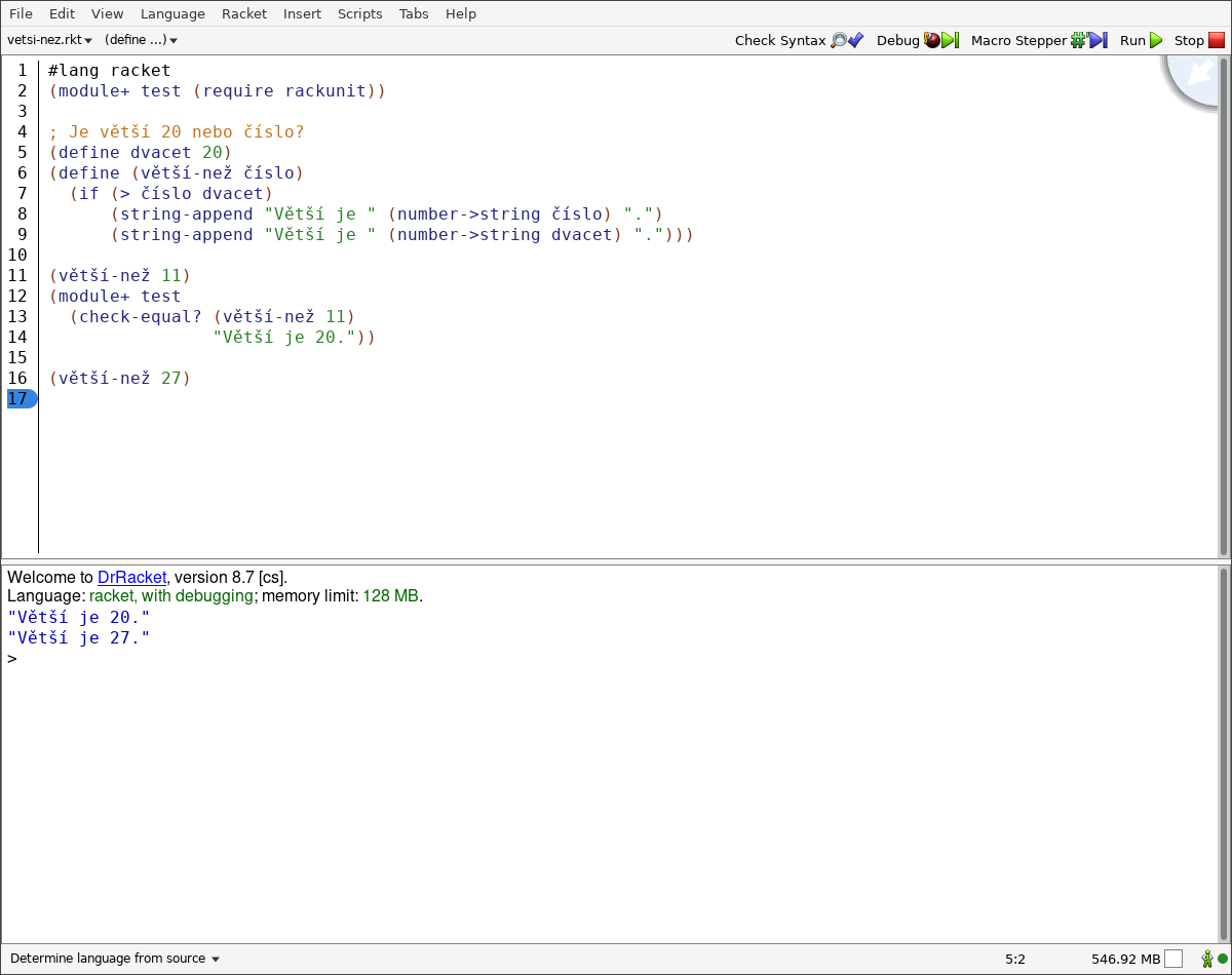 Když je vykonání testu v dopisu pro kouzelnou hůlku úspěšné, kouzelná hůlka čaroděje neruší.
